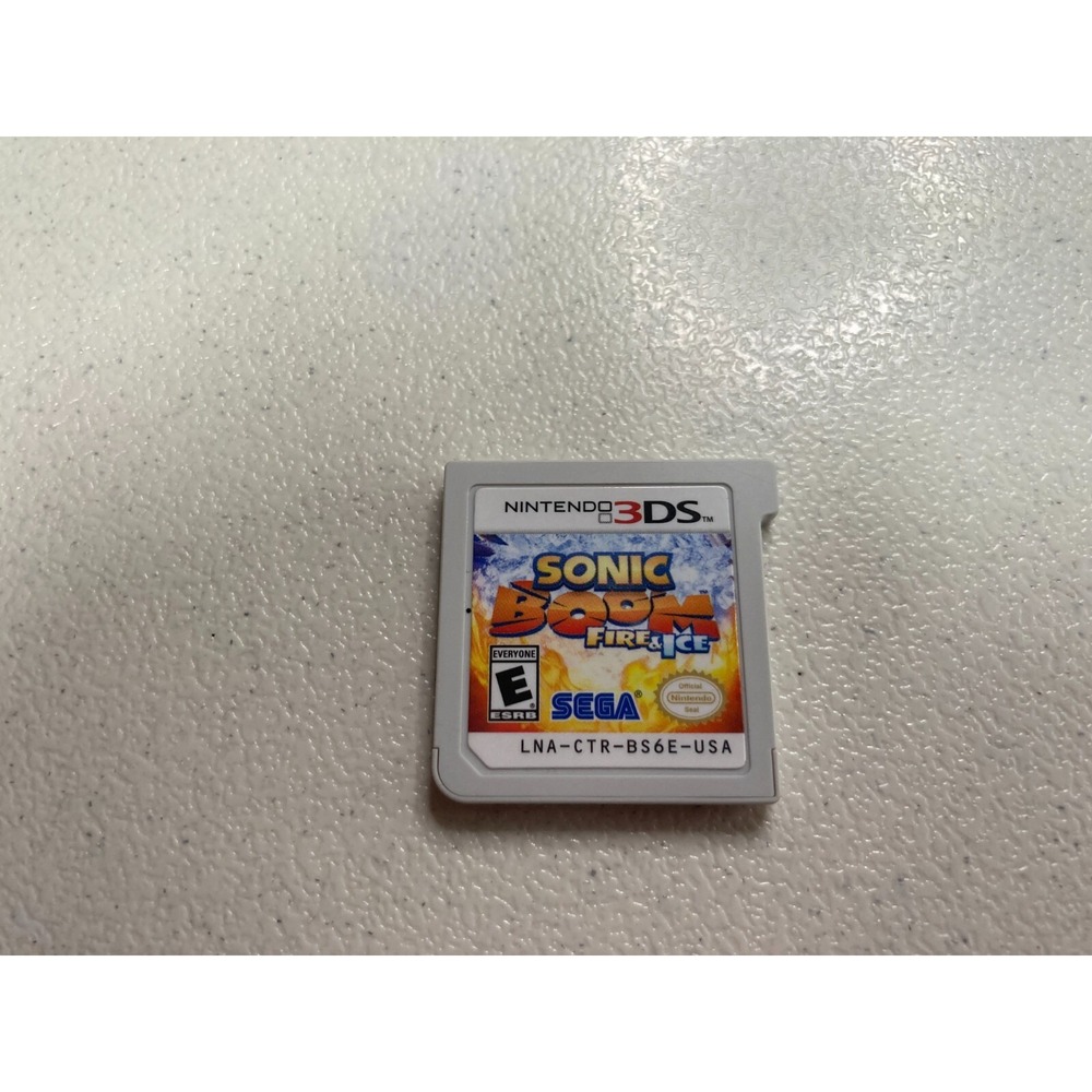Sonic Boom Fire and Ice Nintendo 3DS 2016 Cart Only Tested Hedghog